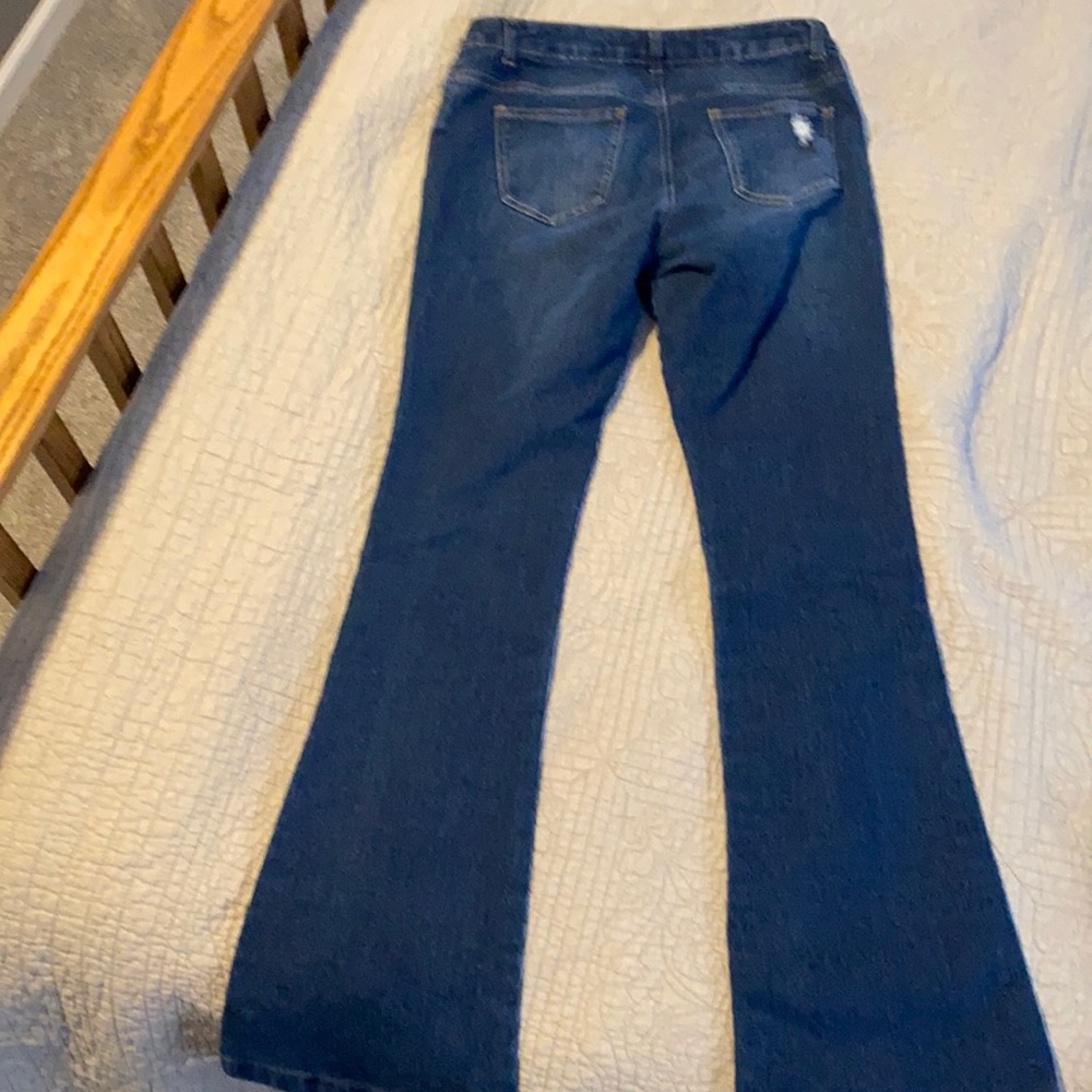 Jeans tall mid rise flare